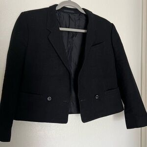 Burberry cropped wool jacket